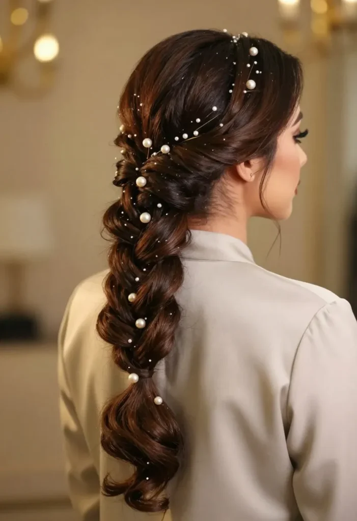 Fishtail Braid with Accessories Fishtail Braid with Accessories