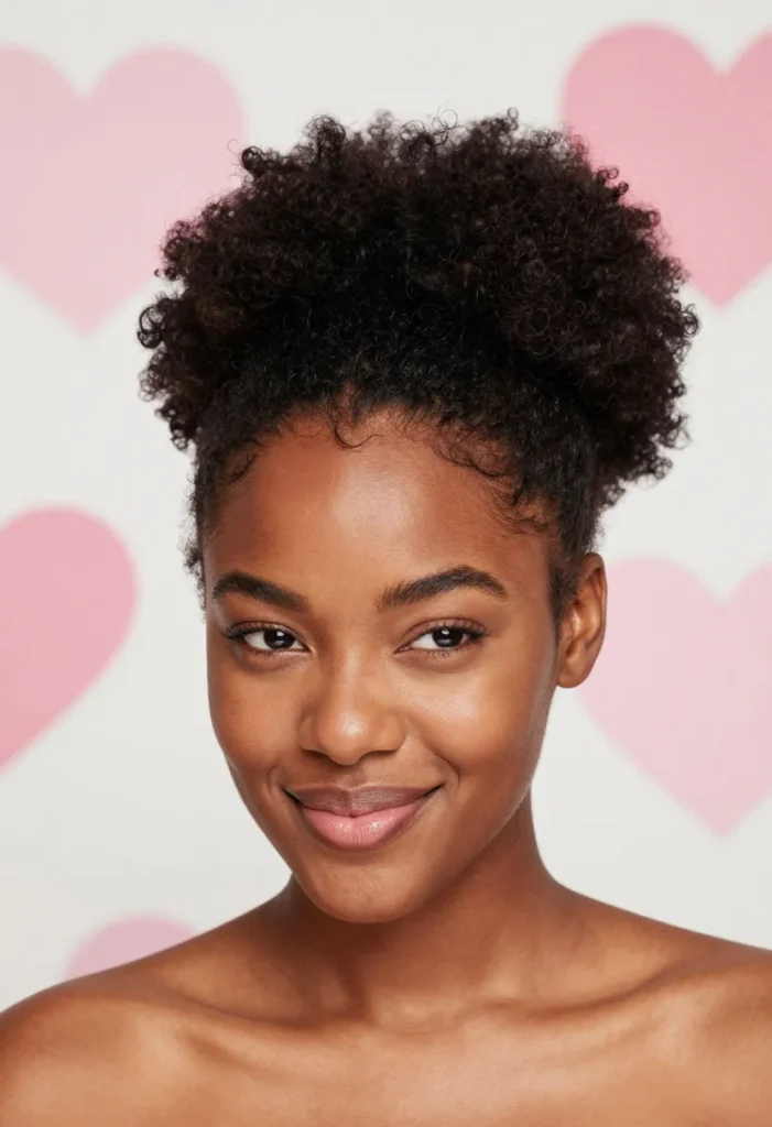 Flirty High Puff for Valentine's Day Flirty High Puff for Valentine's Day