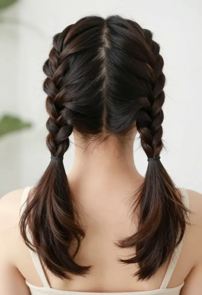 Half-Up Double Braids Half-Up Double Braids