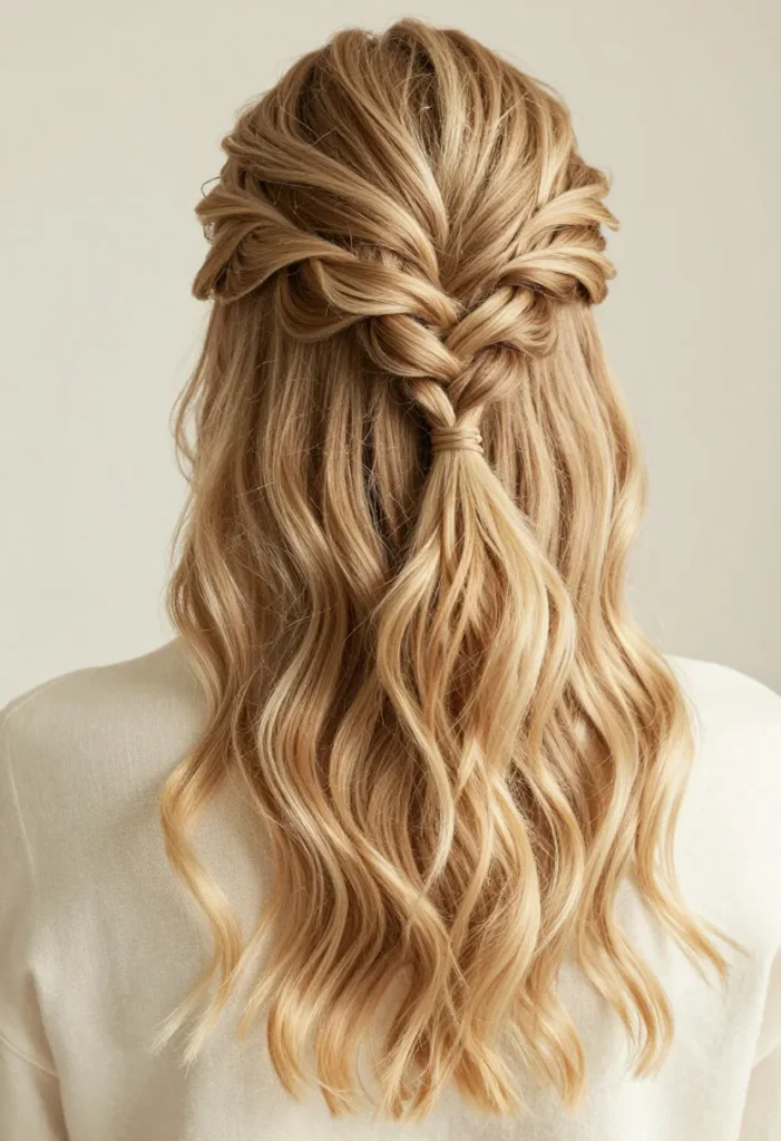 Half-Up Fishtail Braid Half-Up Fishtail Braid