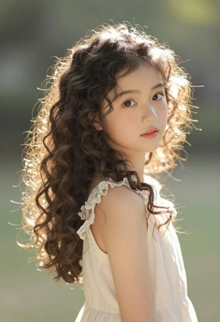Half-Up Half-Down Curls Half-Up Half-Down Curls