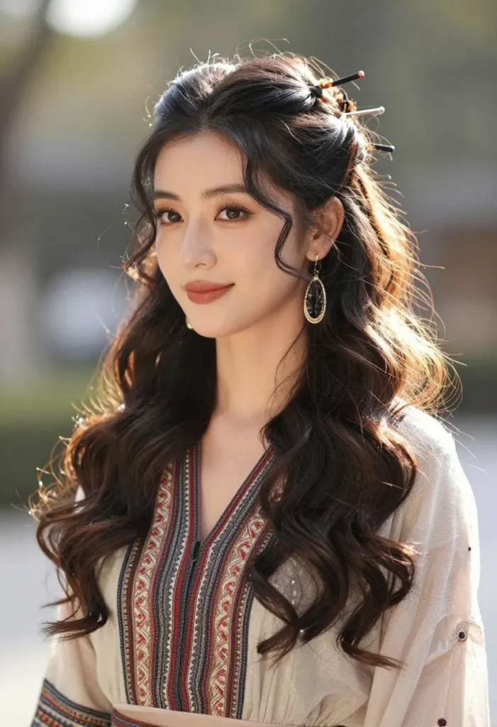 Half-Up Half-Down Waves Half-Up Half-Down Waves