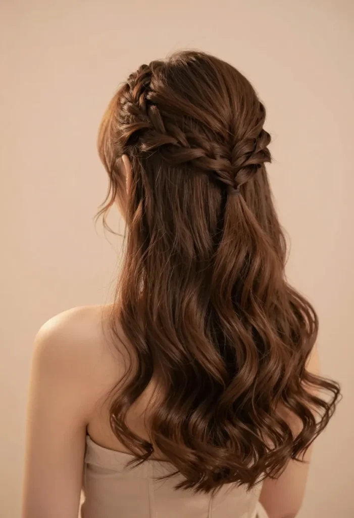 Half-Up Half-Down with Braids Half-Up Half-Down with Braids