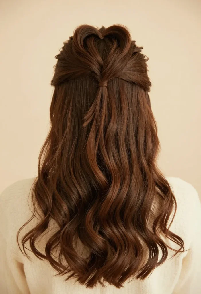 Half-Up Heart Bun Half-Up Heart Bun