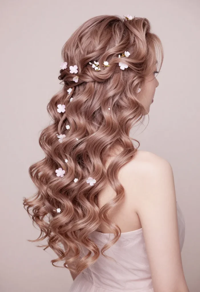 Half Up Heart Twist for Long Hair Half Up Heart Twist for Long Hair
