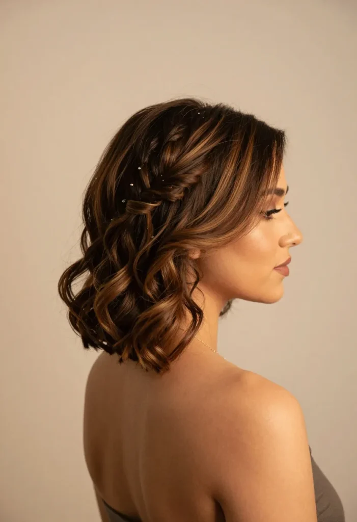 Half-Up Style for Short Hair Half-Up Style for Short Hair