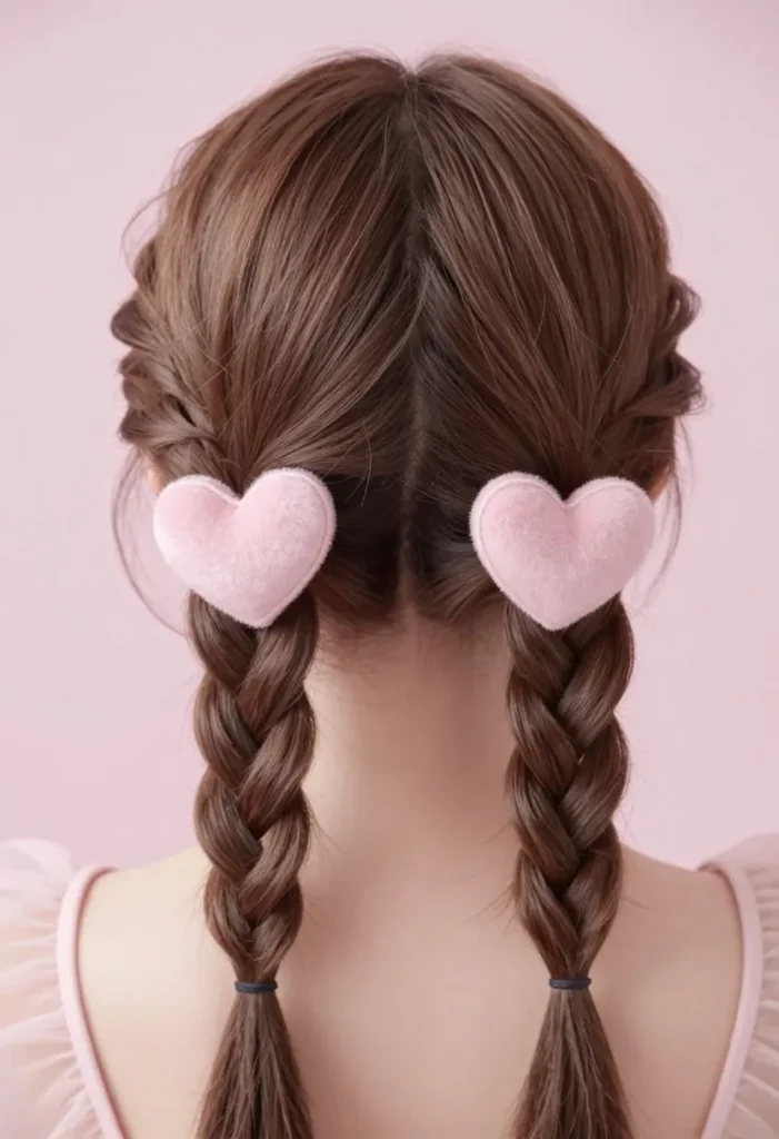 Heart-Shaped Braids Heart-Shaped Braids