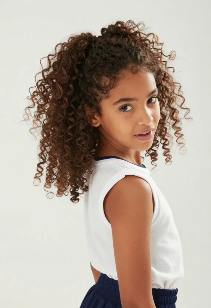 High Curly Ponytail High Curly Ponytail