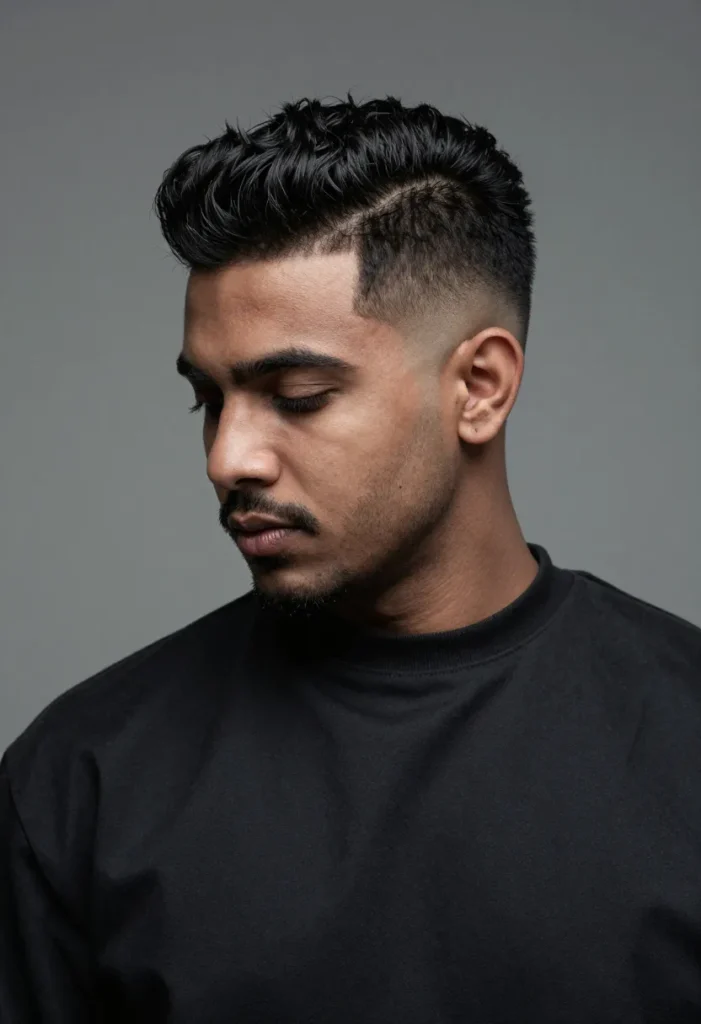 High Fade with Volume High Fade with Volume