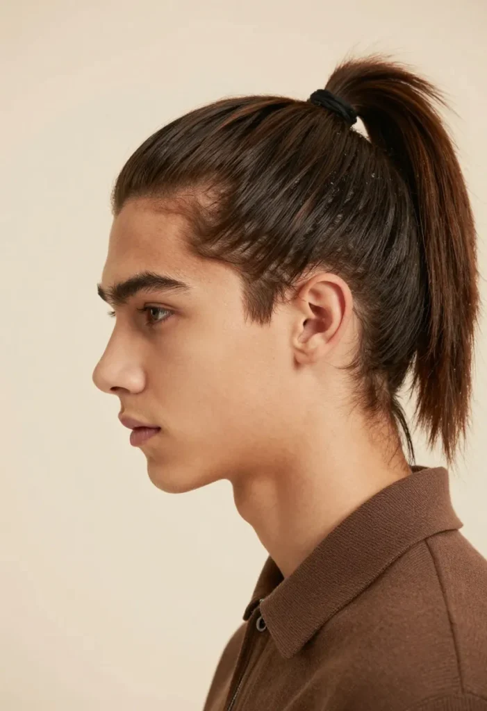 High Ponytail with a Twist High Ponytail with a Twist