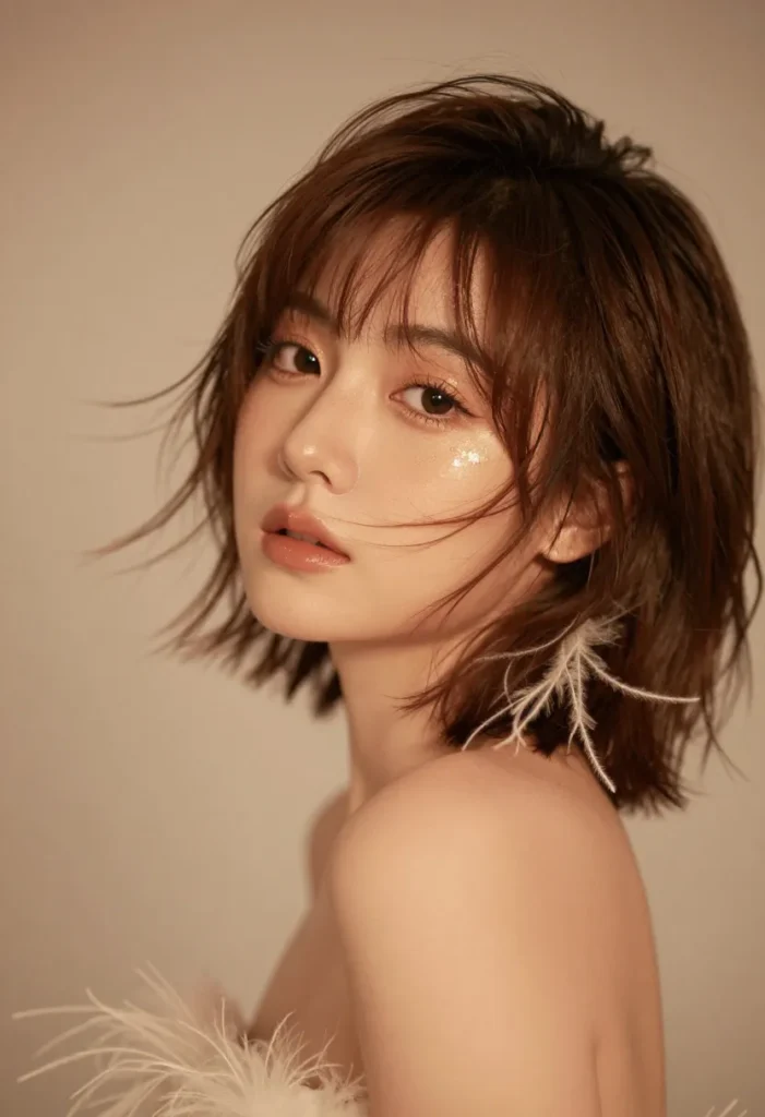 Layered Short Hair Eid Style Layered Short Hair Eid Style