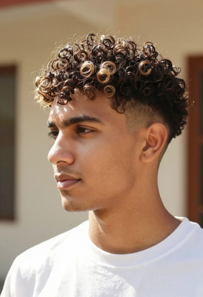 Let Your Curls Shine with a Faded Edge Let Your Curls Shine with a Faded Edge