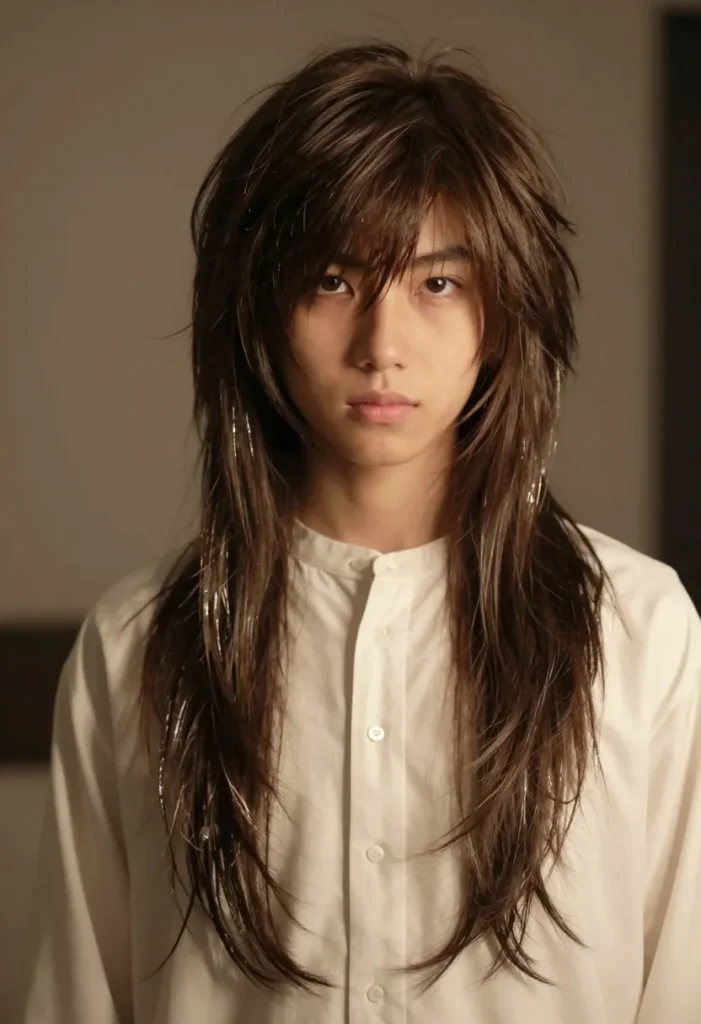 Long Layered Wolf Cut Long Layered Wolf Cut