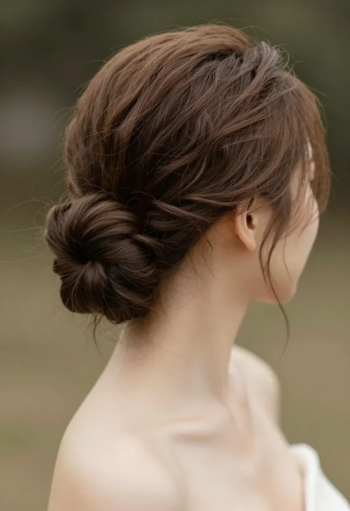 Low Bun Updos Low Bun Updos