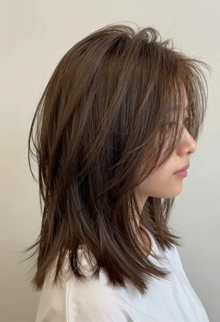 Medium Cut with Choppy Layers Medium Cut with Choppy Layers
