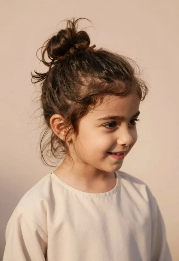 Messy Little Girls Hairstyle Messy Little Girls Hairstyle