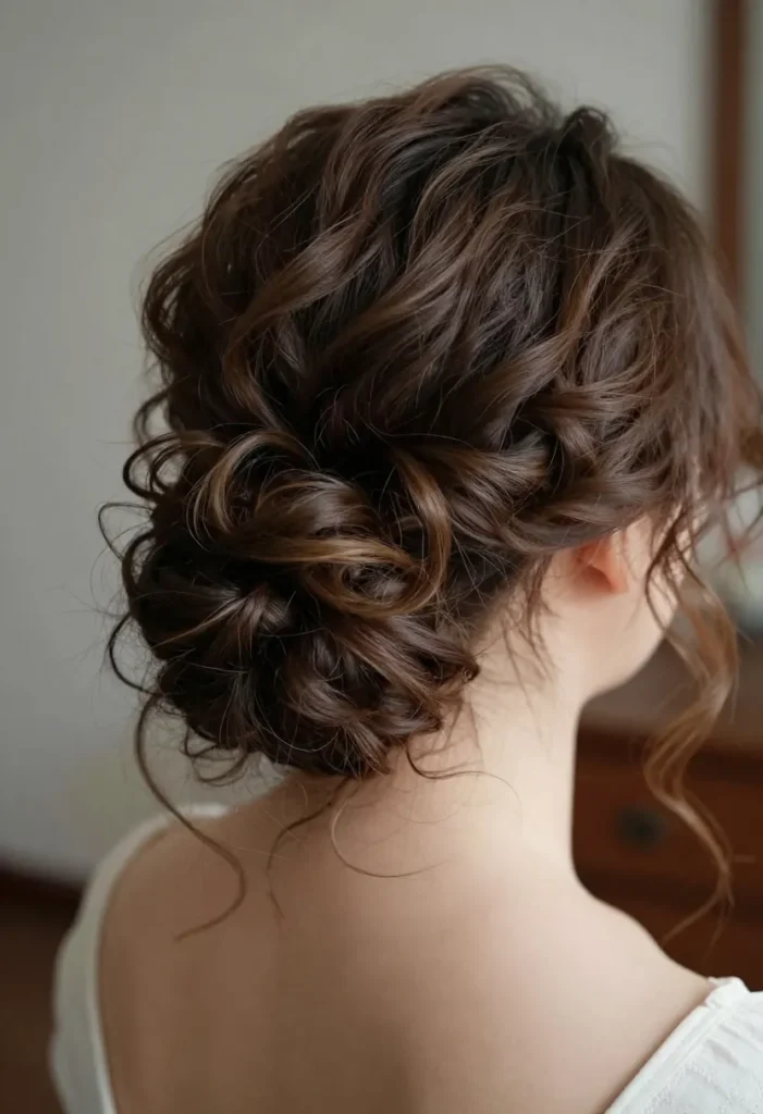Messy Textured Updo Messy Textured Updo