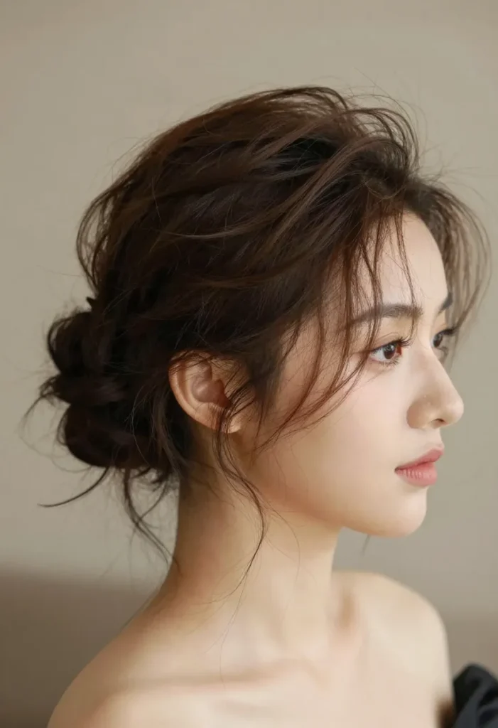 Messy Textured Updo Messy Textured Updo
