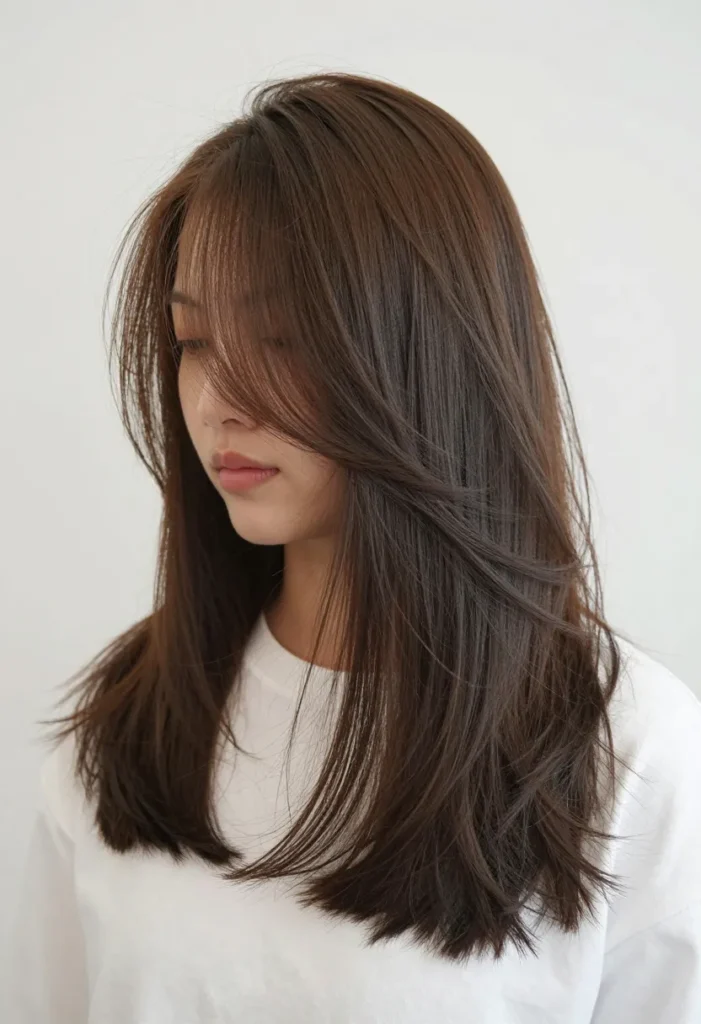 Mid-Length Cut for Fine Hair Mid-Length Cut for Fine Hair