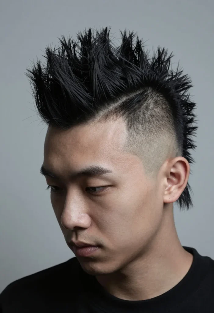 Mohawk with Shaved Sides Mohawk with Shaved Sides