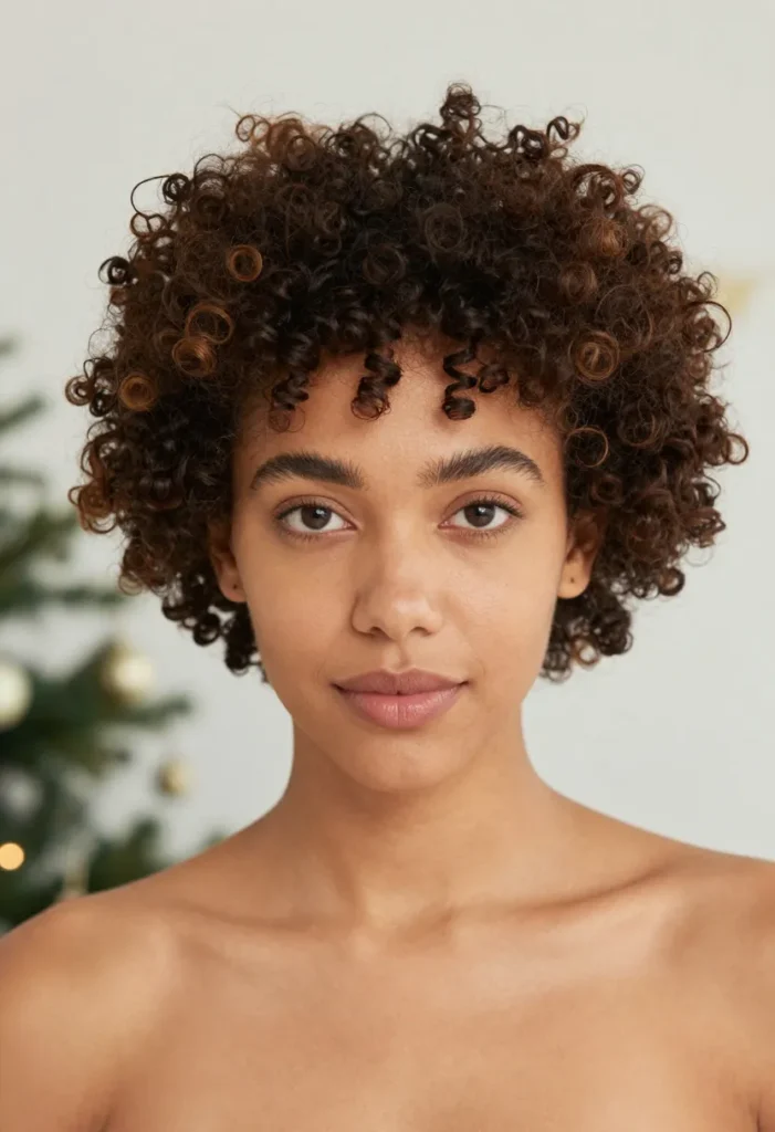 Natural Curly Space Buns Natural Curly Space Buns