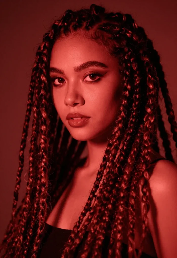 Passion-Inspired Side-Flow Dread Style Passion-Inspired Side-Flow Dread Style