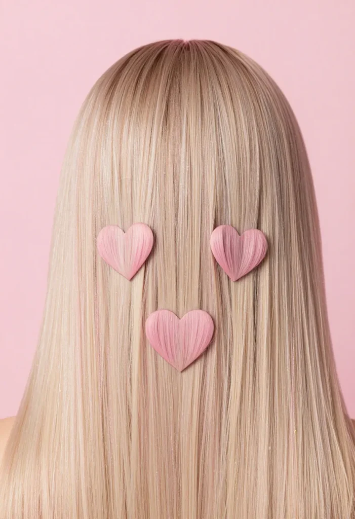 Peek-a-boo Heart Hair Peek-a-boo Heart Hair