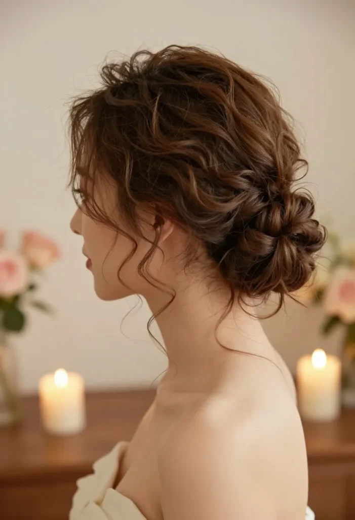 Romantic Bun for Valentine's Day Romantic Bun for Valentine's Day
