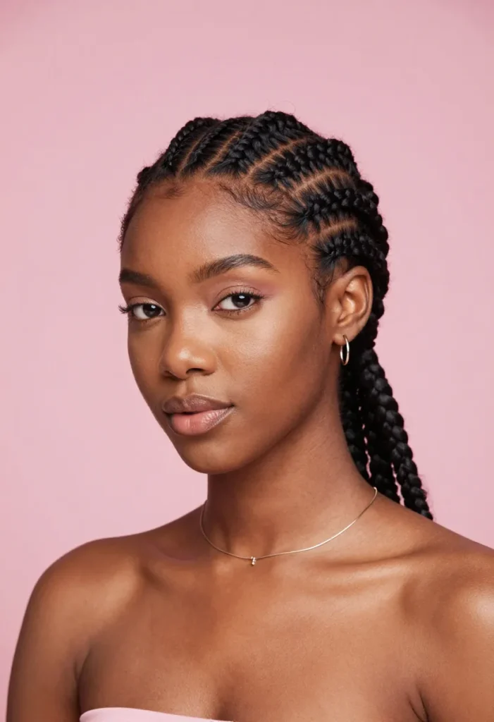 Romantic Zig-Zag Cornrows Romantic Zig-Zag Cornrows