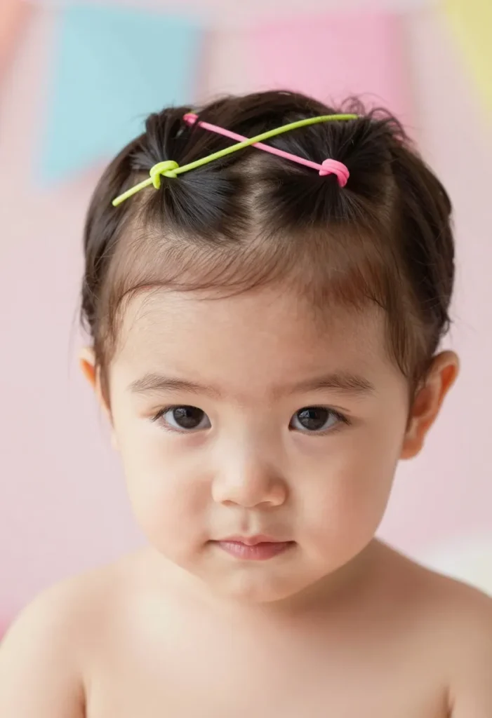 Rubber Bands Little Girl Hairstyle Rubber Bands Little Girl Hairstyle