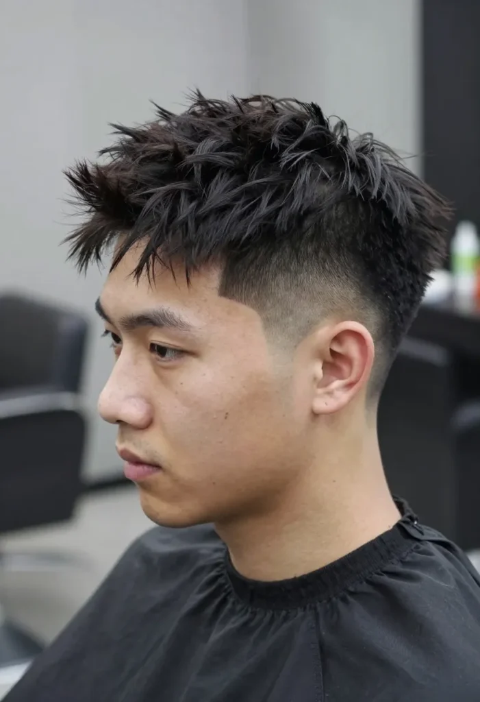 Sharp Curly Fade Look Sharp Curly Fade Look