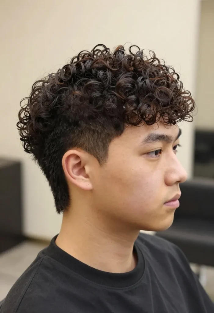 Short Curly Mullet Short Curly Mullet
