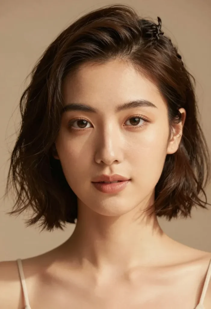 Short Hair with Braided Front Short Hair with Braided Front