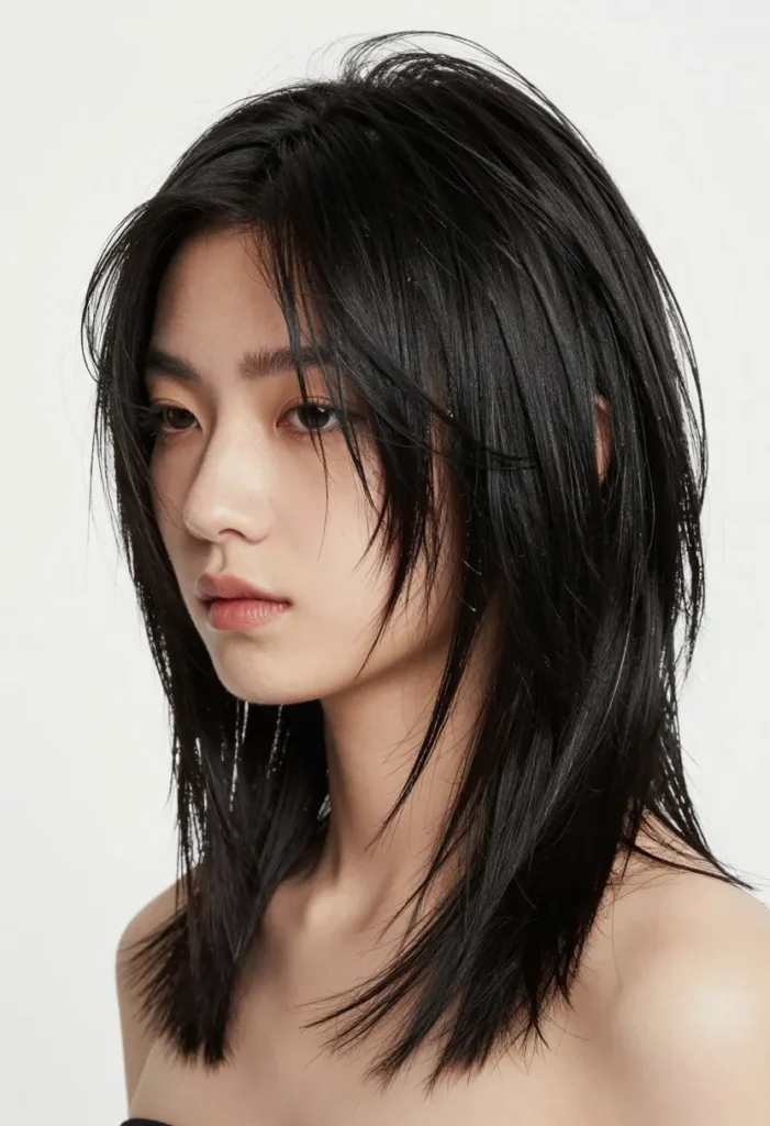 Shoulder-Length Wolf Cut Shoulder-Length Wolf Cut