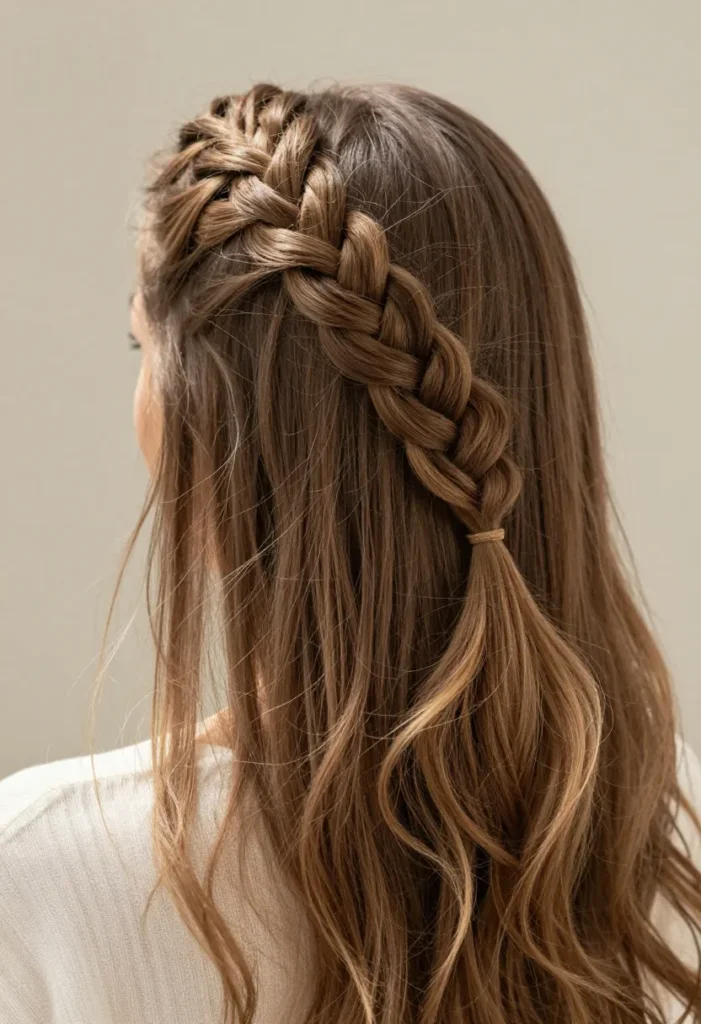 Side Heart Dutch Braid Side Heart Dutch Braid
