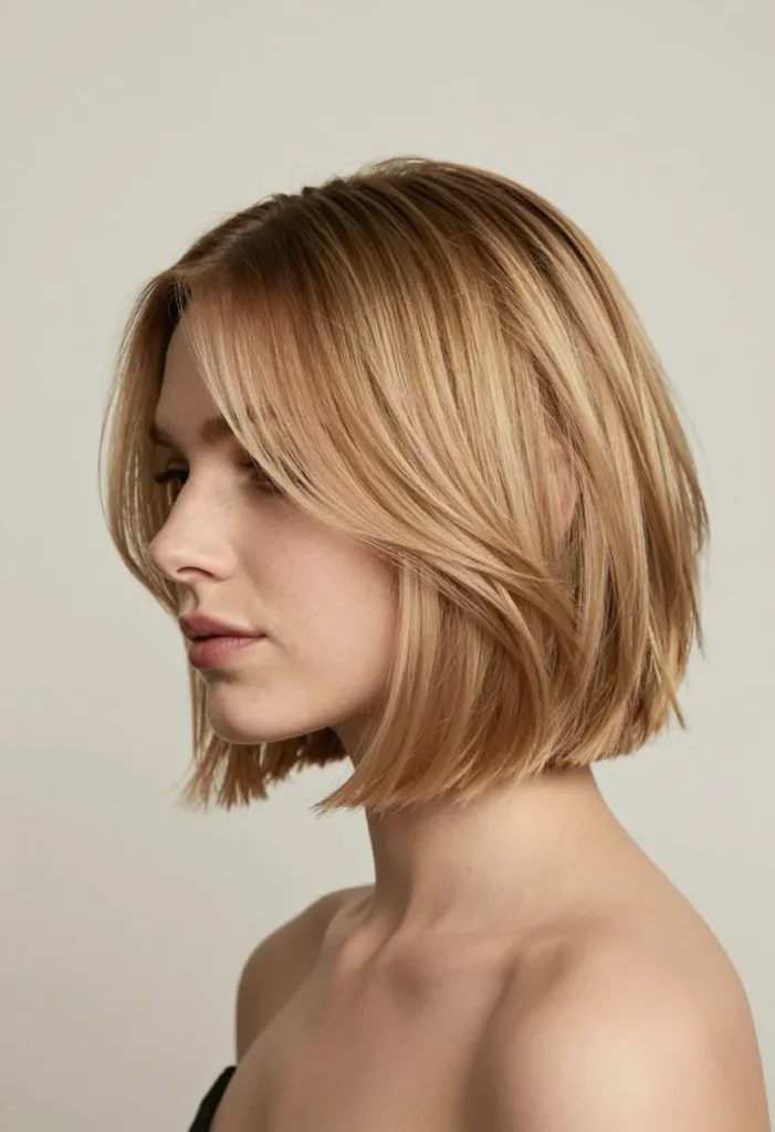 Side-Parted Balayage Bob Side-Parted Balayage Bob