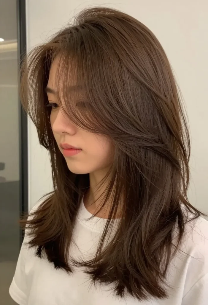 Side-Parted Flippy Layered Cut Side-Parted Flippy Layered Cut