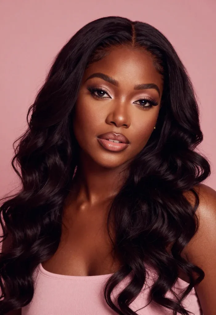 Side-Parted Glam Waves for Date Night Side-Parted Glam Waves for Date Night