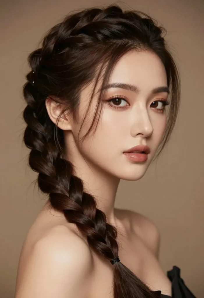 Side-Swept Bubble Braid Side-Swept Bubble Braid