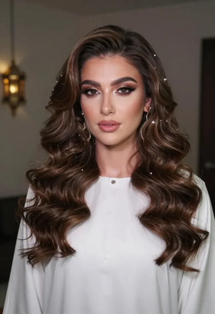 Side-Swept Curls Side-Swept Curls