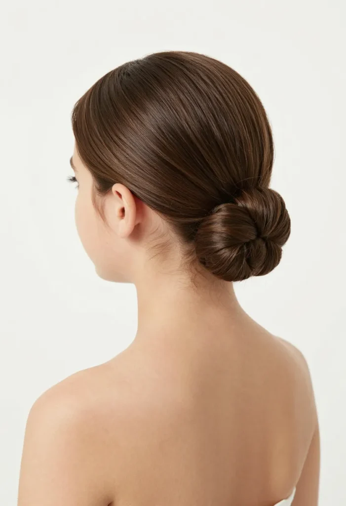 Simple Sleek Low Bun Simple Sleek Low Bun
