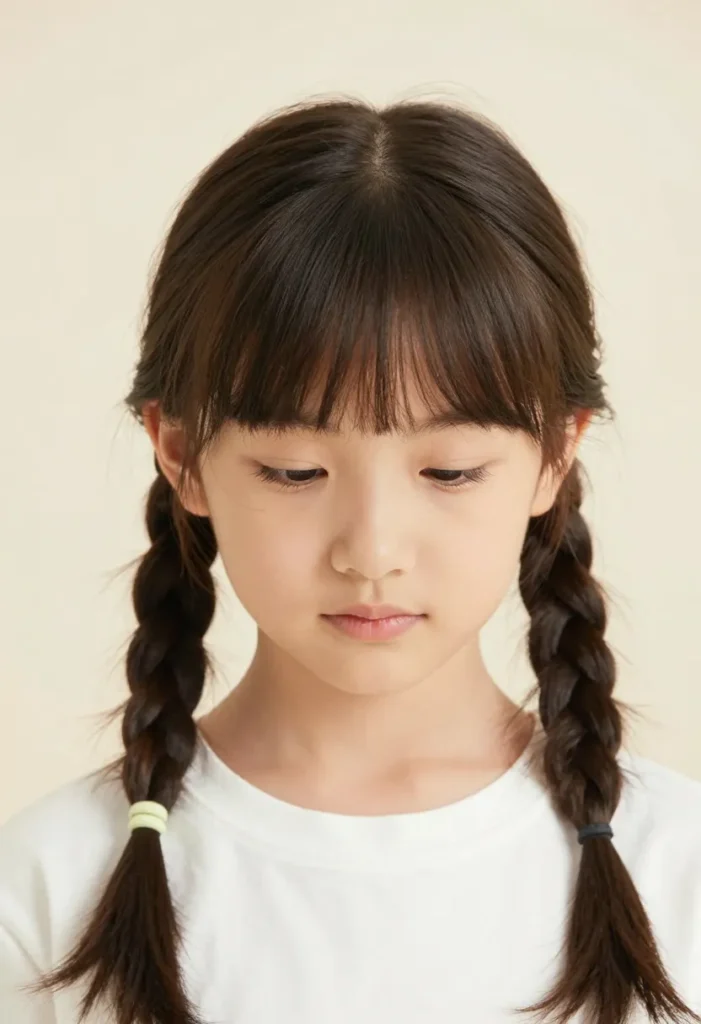Simple Twin Braids for Casual Elegance Simple Twin Braids for Casual Elegance