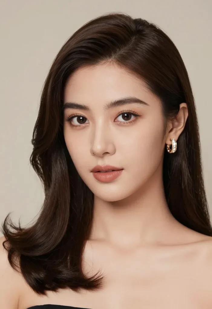 Sleek Half-Up Elegance Sleek Half-Up Elegance