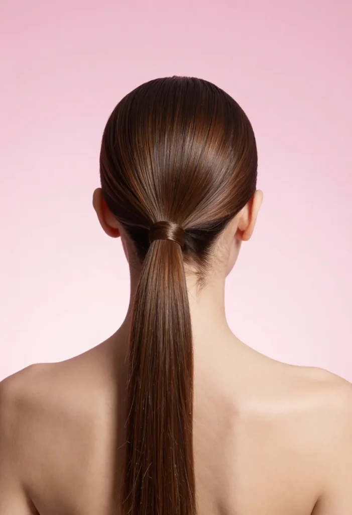 Sleek Low Ponytail Sleek Low Ponytail