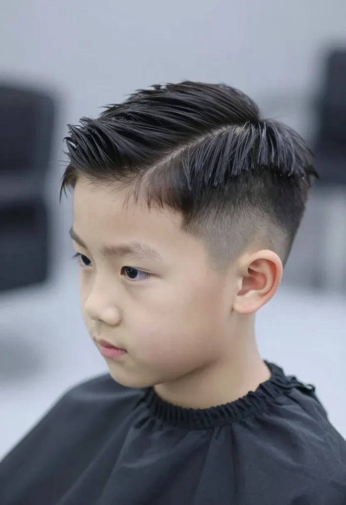 Sleek Pompadour with Hard Part Sleek Pompadour with Hard Part