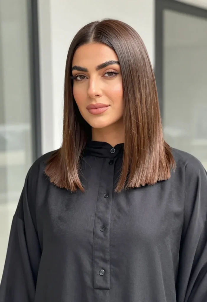 Sleek Straight Hair Sleek Straight Hair