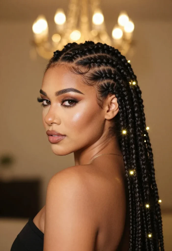 Smooth Side-Part Dreads for Valentine's Eve Smooth Side-Part Dreads for Valentine's Eve