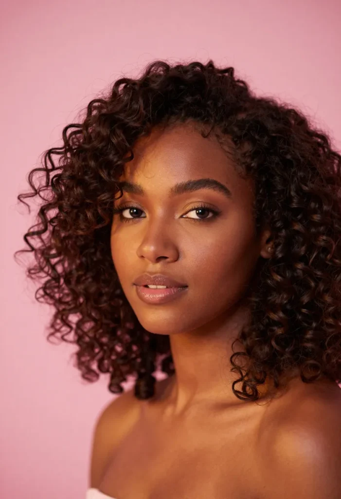 Soft Romantic Curls for Black Hair Soft Romantic Curls for Black Hair