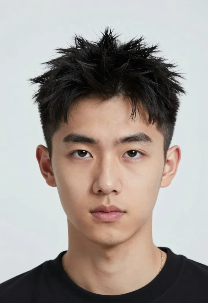 Spiky Shaved Sides Spiky Shaved Sides