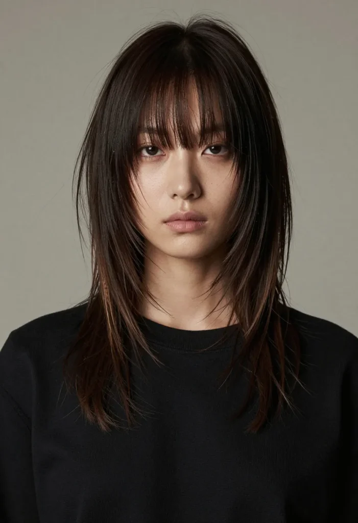 Straight Shaggy Cut Straight Shaggy Cut
